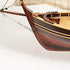 33" Unfinished Wood Hand Painted Model Boat