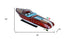 10" Unfinished Wood Hand Painted Model Boat