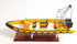 13" Unfinished Wood Hand Painted Model Boat