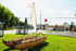 52" Unfinished Wood Hand Painted Model Boat