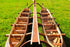 52" Unfinished Wood Hand Painted Model Boat