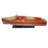 9" Unfinished Wood Hand Painted Model Boat