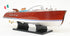 8" Unfinished Wood Hand Painted Model Boat