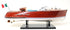 8" Unfinished Wood Hand Painted Model Boat