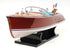 8" Unfinished Wood Hand Painted Model Boat