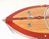 8" Unfinished Wood Hand Painted Model Boat