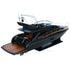 11" Unfinished Wood Hand Painted Model Boat