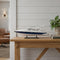 15" Unfinished Wood Hand Painted Model Boat
