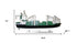 8" Unfinished Wood Hand Painted Model Boat