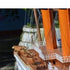 28" Unfinished Wood Hand Painted Model Boat
