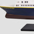 5" Unfinished Wood Hand Painted Model Boat