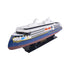 4" Unfinished Wood Hand Painted Model Boat