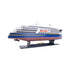 4" Unfinished Wood Hand Painted Model Boat