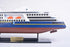 4" Unfinished Wood Hand Painted Model Boat
