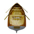 30" Unfinished Wood Hand Painted Model Boat