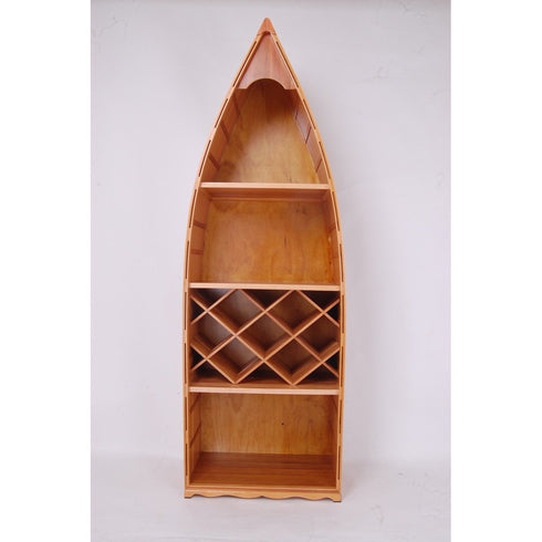74" Unfinished Wood Hand Painted Model Boat