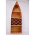 74" Unfinished Wood Hand Painted Model Boat