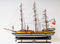 38" Unfinished Wood Hand Painted Boat Model Boat