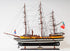 38" Unfinished Wood Hand Painted Boat Model Boat