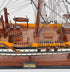 38" Unfinished Wood Hand Painted Boat Model Boat