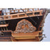 32" Unfinished Wood Hand Painted Model Boat
