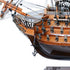 27" Unfinished Wood Hand Painted Model Boat