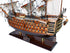 27" Unfinished Wood Hand Painted Model Boat