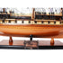 25" Unfinished Wood Hand Painted Model Boat