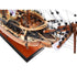 25" Unfinished Wood Hand Painted Model Boat