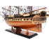 25" Unfinished Wood Hand Painted Model Boat