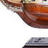 25" Unfinished Wood Hand Painted Model Boat