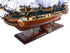 25" Unfinished Wood Hand Painted Model Boat