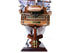 25" Unfinished Wood Hand Painted Model Boat