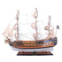31" Unfinished Wood Hand Painted Model Boat