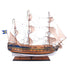 31" Unfinished Wood Hand Painted Model Boat