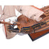 31" Unfinished Wood Hand Painted Model Boat