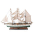 25" Unfinished Wood Hand Painted Model Boat