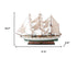 25" Unfinished Wood Hand Painted Model Boat