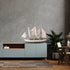 25" Unfinished Wood Hand Painted Model Boat