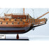 50" Unfinished Wood Hand Painted Model Boat