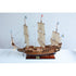 50" Unfinished Wood Hand Painted Model Boat