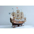 50" Unfinished Wood Hand Painted Model Boat