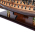 26" Unfinished Wood Hand Painted Model Boat