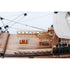 21" Unfinished Wood Hand Painted Model Boat