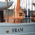 31" Unfinished Wood Hand Painted Model Boat