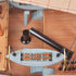 31" Unfinished Wood Hand Painted Model Boat