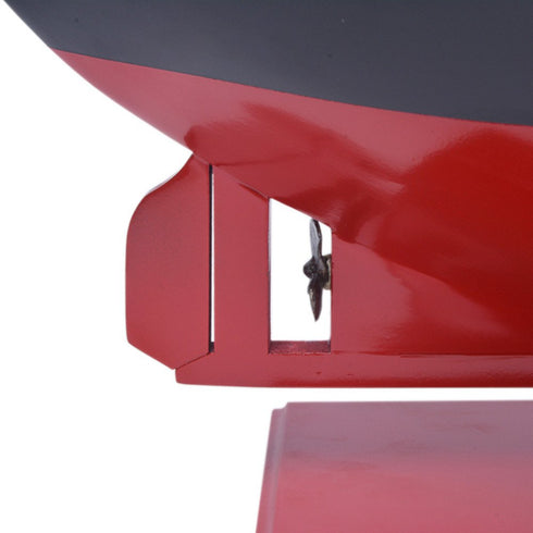 31" Unfinished Wood Hand Painted Model Boat