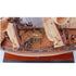 26" Unfinished Wood Hand Painted Model Boat