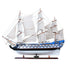 23" Unfinished Wood Hand Painted Model Boat