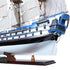 23" Unfinished Wood Hand Painted Model Boat